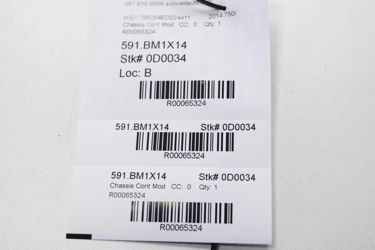 2013-2015 BMW 750I xDrive Air Bag SRS Restraints Computer Control Module 65-77-9-319-493 OEM - Alshned Auto Parts