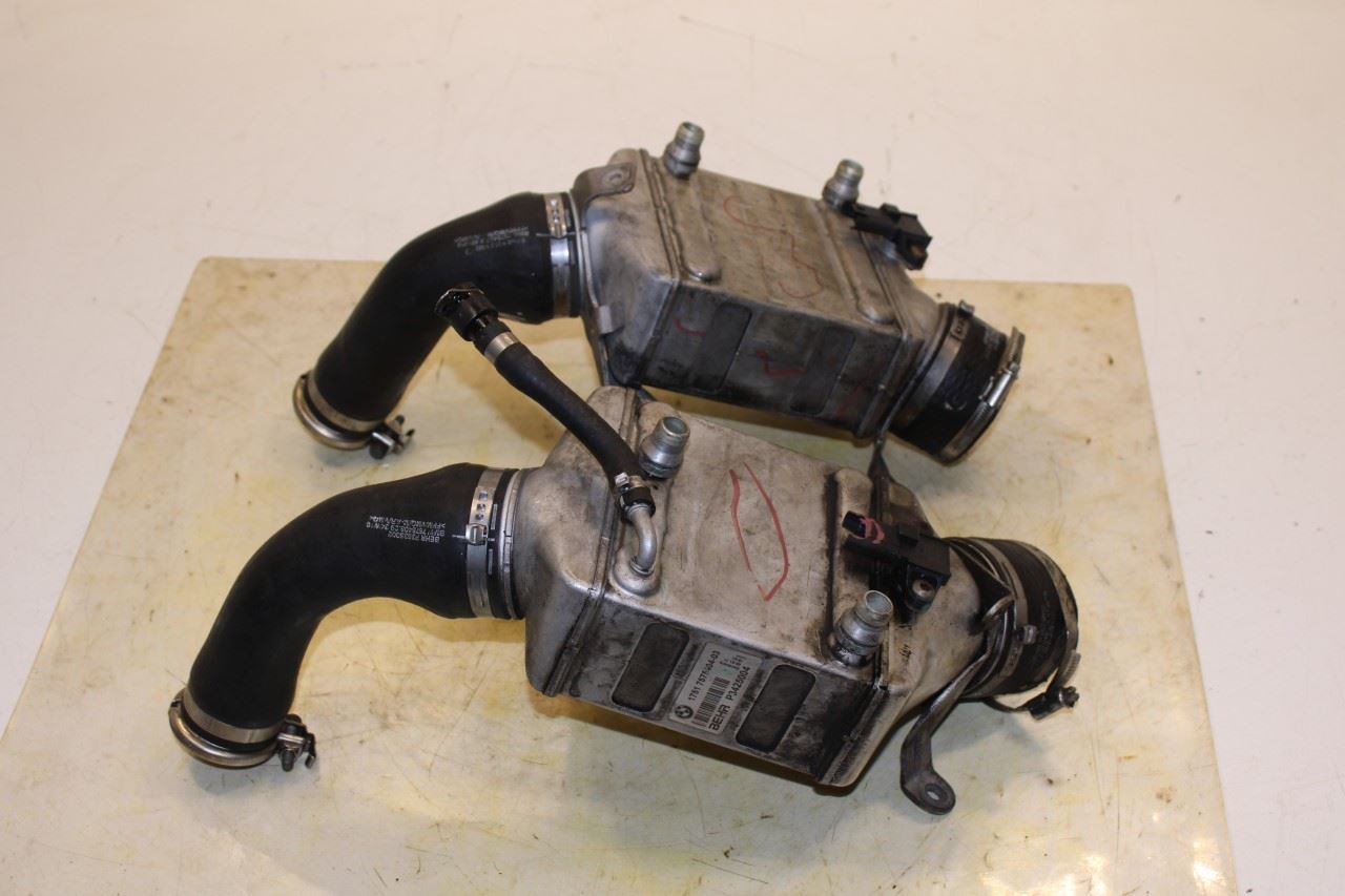 10-12 BMW 750Li xDrive 4.4L LH and RH Engine Intercooler 115K 17517575403 *ReaD* - Alshned Auto Parts