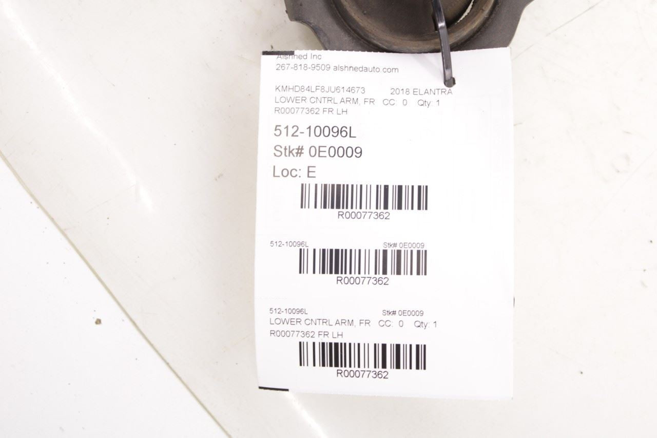 16-20 Hyundai Elantra Value Edition FWD Front Left Lower Control Arm 54500-F2000 - Alshned Auto Parts