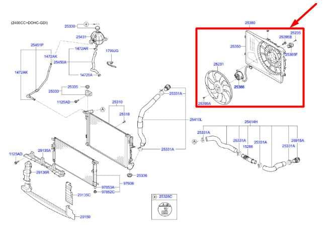 2016-2018 Hyundai Tucson 1.6L Radiator Cooling Fan Motor Assembly 25380-D3100 - Alshned Auto Parts