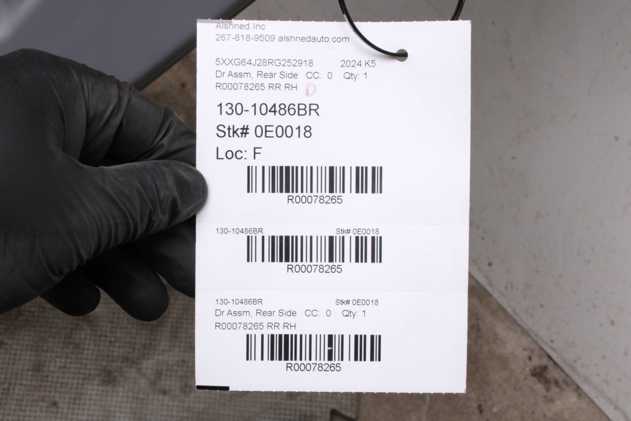 2021-2025 Kia K5 GT-Line Rear Right Side Door Shell Panel 77004-L3000 OEM - Alshned Auto Parts