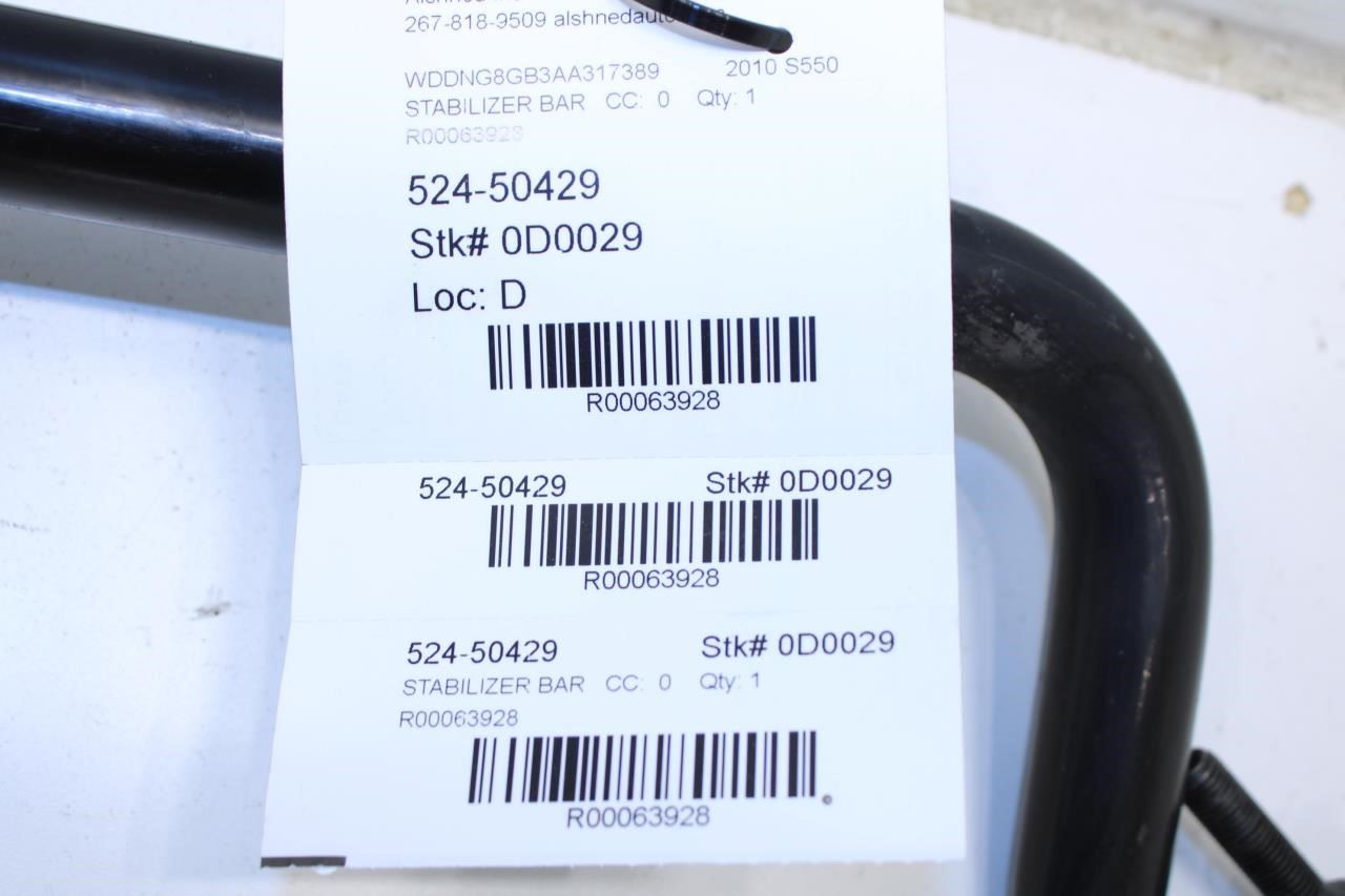2007-11 Mercedes-Benz S550 AWD Front Stabilizer Sway Anti-Roll Bar 221-323-09-65 - Alshned Auto Parts
