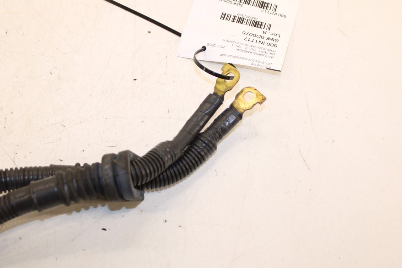 2014-2017 Infiniti QX50 Battery To Starter Motor Cable Wire Harness 24105-1NA0A - Alshned Auto Parts