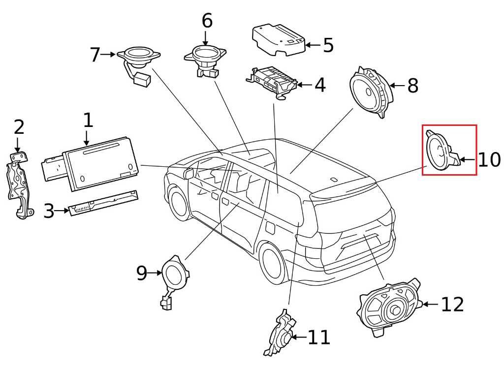 11-20 Toyota Sienna Rear Right and Left Quarter Panel Speaker 86160-08180 *ReaD* - Alshned Auto Parts