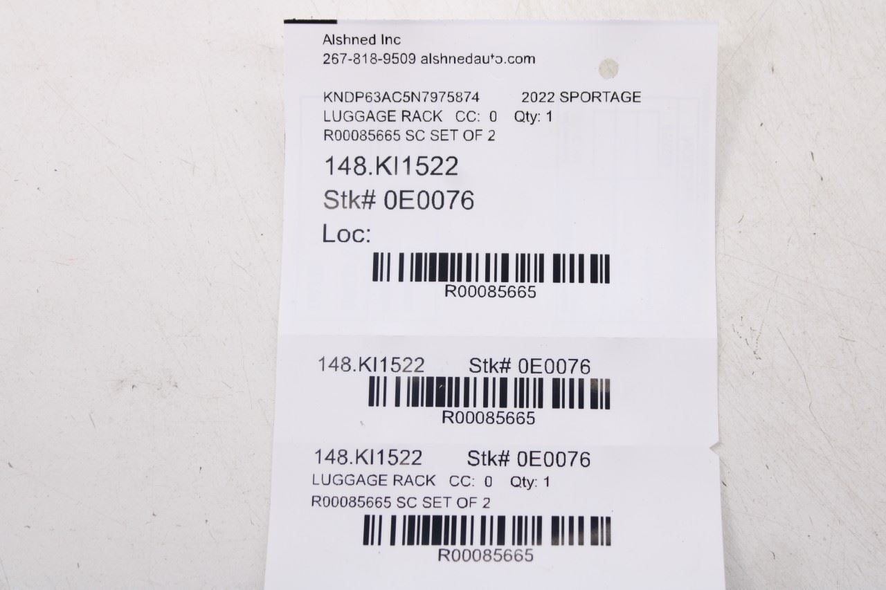 19-22 Kia Sportage Nightfall LH and RH Roof Luggage Rack Rail 87270-D9510EB OEM14