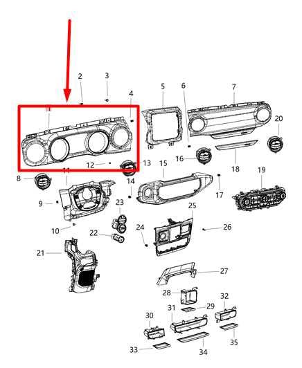 2020-23 Jeep Gladiator FR LH Instrument Cluster Trim Bezel Panel 6AB19SD5AA OEM - Alshned Auto Parts