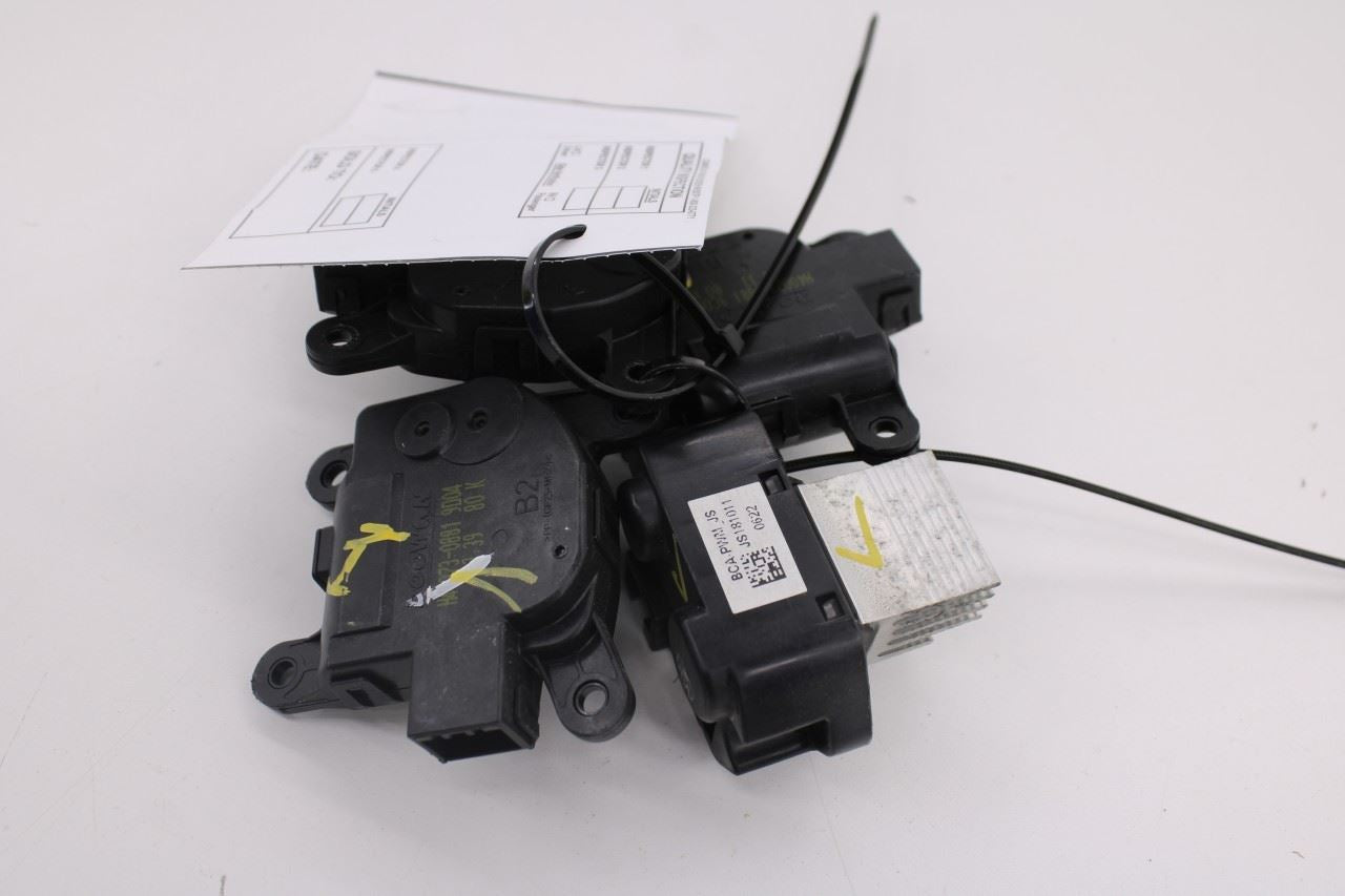 19-21 Hyundai Veloster HVAC Blend Door Actuator Set of 3 w Blower Motor Resistor4