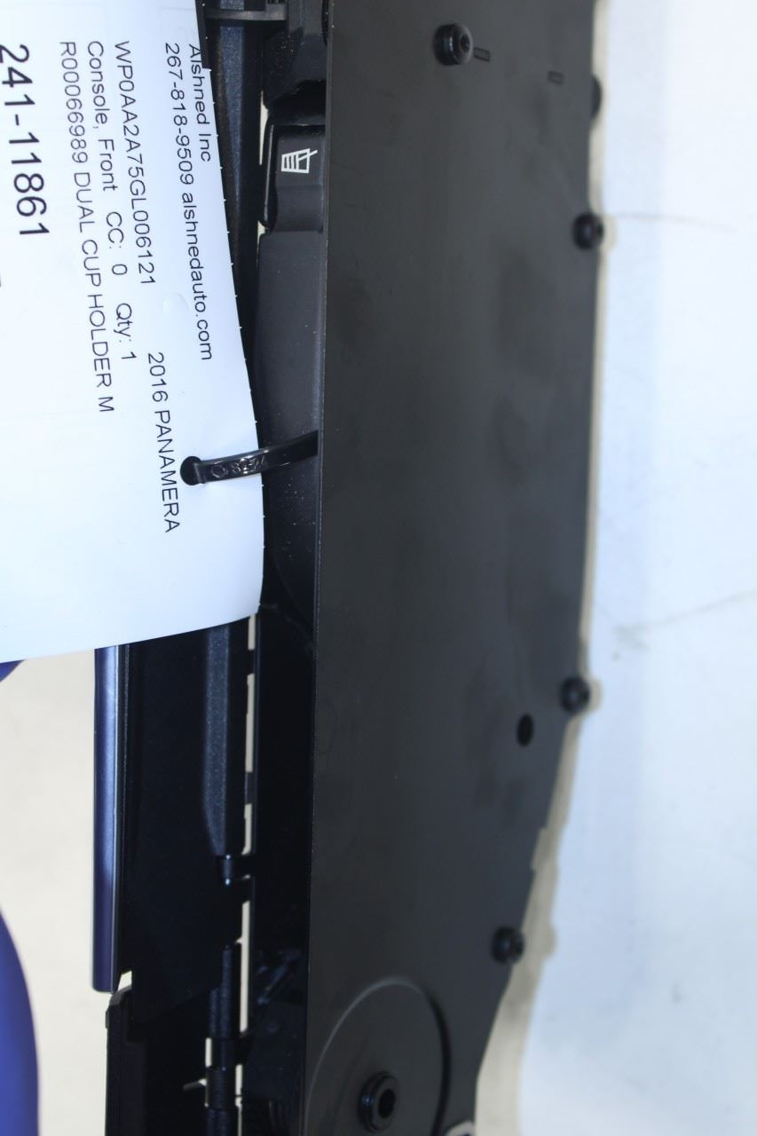 10-16 Porsche Panamera 4 Front Dash Passenger Right Side Dual Cup Holder *ReaD* - Alshned Auto Parts