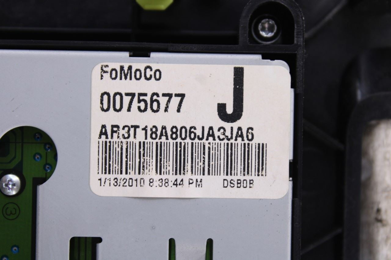 2010 Ford Mustang Conv V6 Audio Radio Faceplate HVAC Climate Control Panel - Alshned Auto Parts