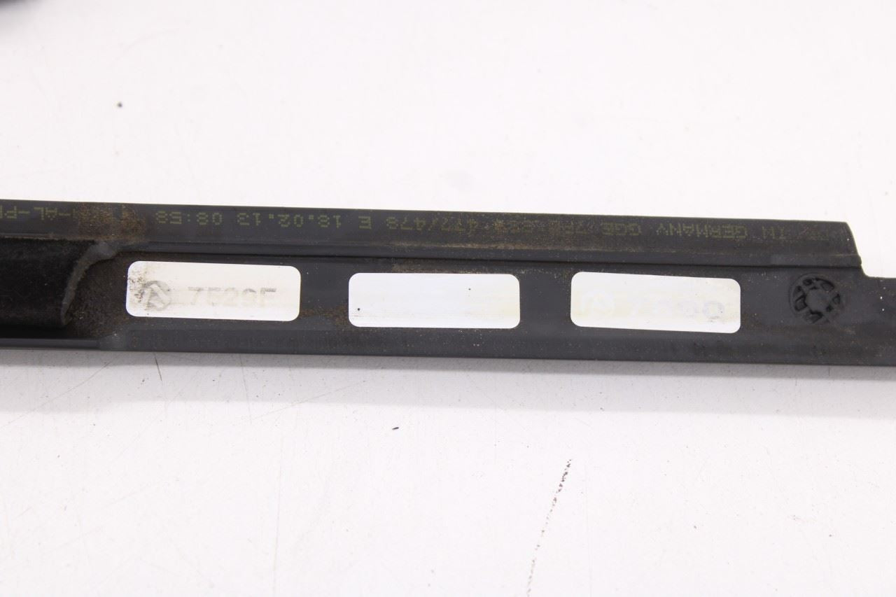 11-18 Porsche Cayenne S Rear Left Door Outer and Inner Belt Molding Weatherstrip9