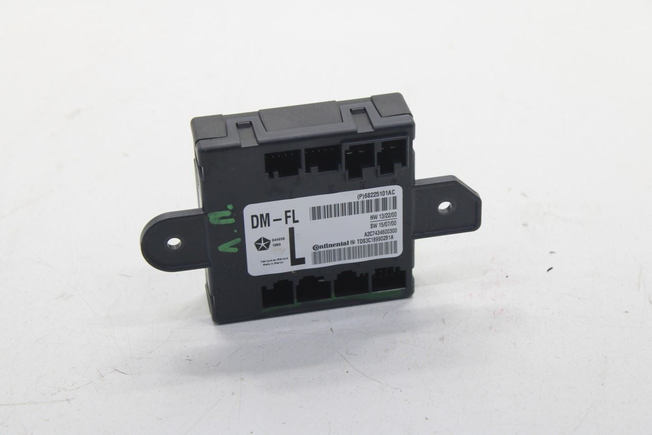 2014-2024 Ram 1500 Classic Crew Cab Front Left Door Control Module 68225101AC - Alshned Auto Parts