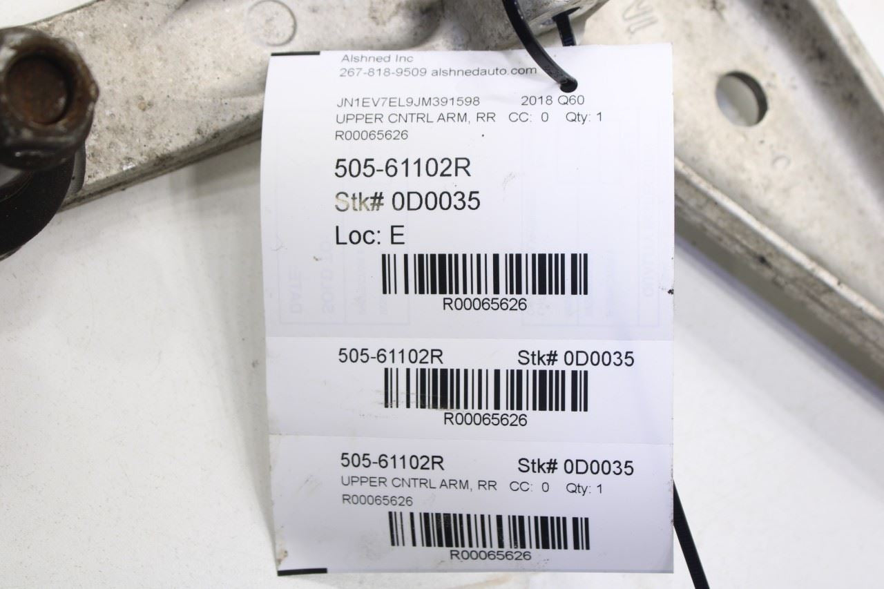 2017-2022 Infiniti Q60 Luxe AWD Rear Right Side Upper Control Arm 55501-1MA0C - Alshned Auto Parts