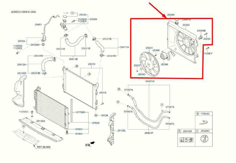 2014-19 Kia Soul 2.0L Left Side Radiator Cooling Fan Motor Assembly 25380-B2000 - Alshned Auto Parts