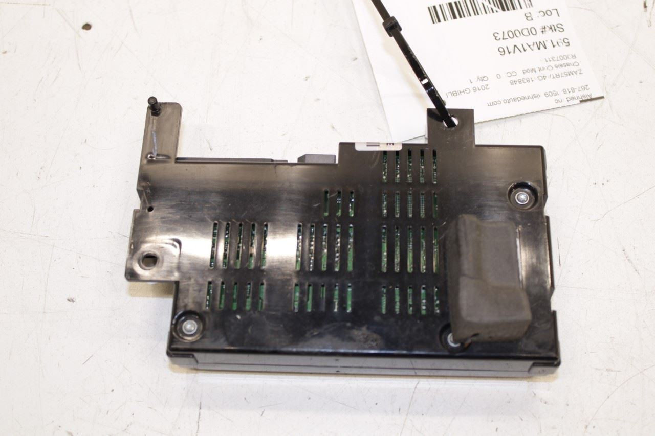 14-16 Maserati Ghibli S Q4 AWD Bluetooth Communication Telematics Control Module - Alshned Auto Parts