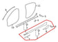 17-20 Jaguar XE R-Dynamic S Driver Left Skirt Rocker Molding T4N18963LML *ReaD* - Alshned Auto Parts