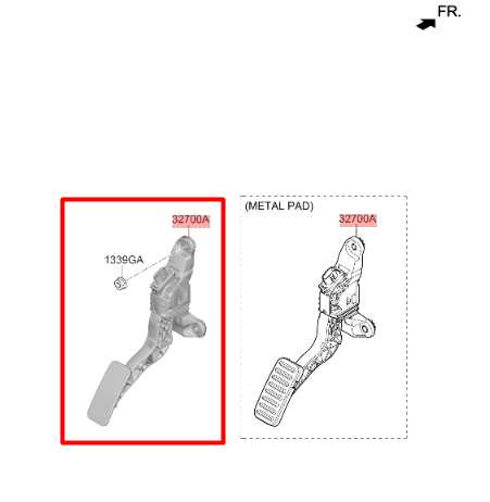 2021-2023 Hyundai Elantra SEL 2.0L FWD Accelerator Throttle Gas Pedal Sensor - Alshned Auto Parts