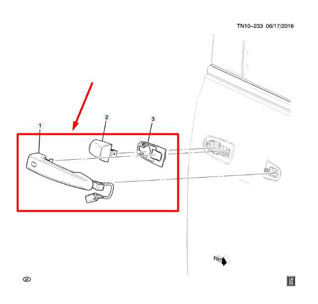 2017-23 GMC Acadia SLT-1 Rear Driver Left Side Door Exterior Handle 13521804 OEM - Alshned Auto Parts