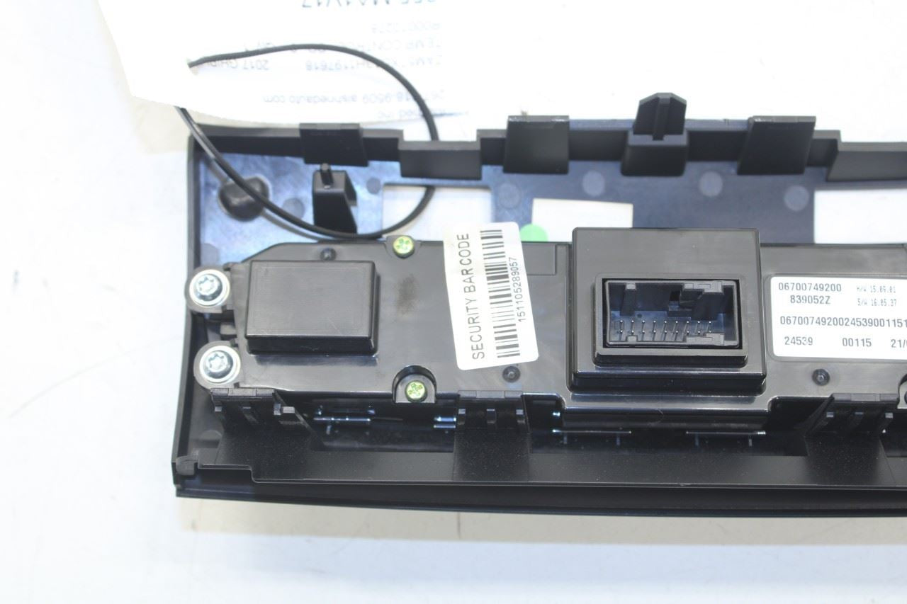 2017-2020 Maserati Ghibli Dash AC Heater Temperature Climate Control 670074920 - Alshned Auto Parts