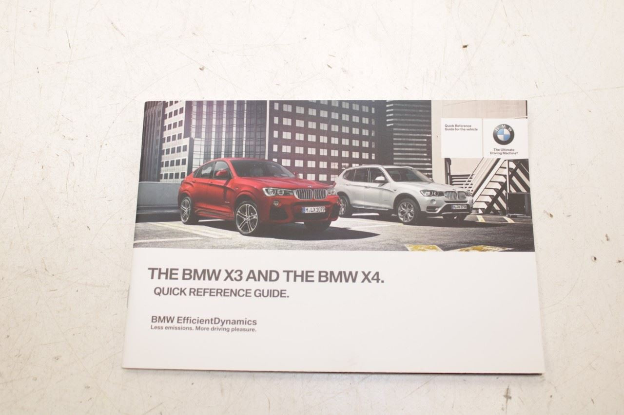 2016 BMW X3 xDrive28i Owners Manual Set with Case R72837 - Alshned Auto Parts