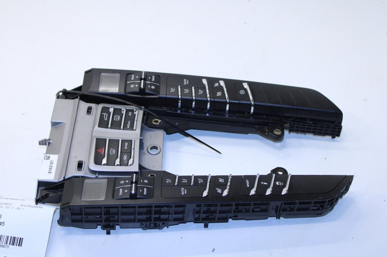 2014-2016 Porsche Panamera 4 Console AC Heater Temp Climate Control Panel *ReaD* - Alshned Auto Parts