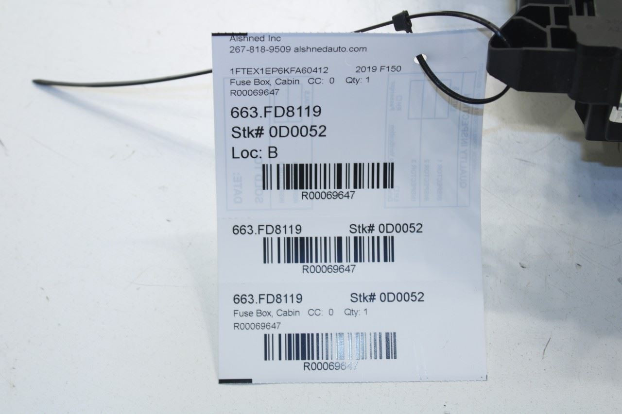 18-20 Ford F150 XL Super Cab 2.7L BCM Keyless Entry Body Control Module Fuse Box - Alshned Auto Parts