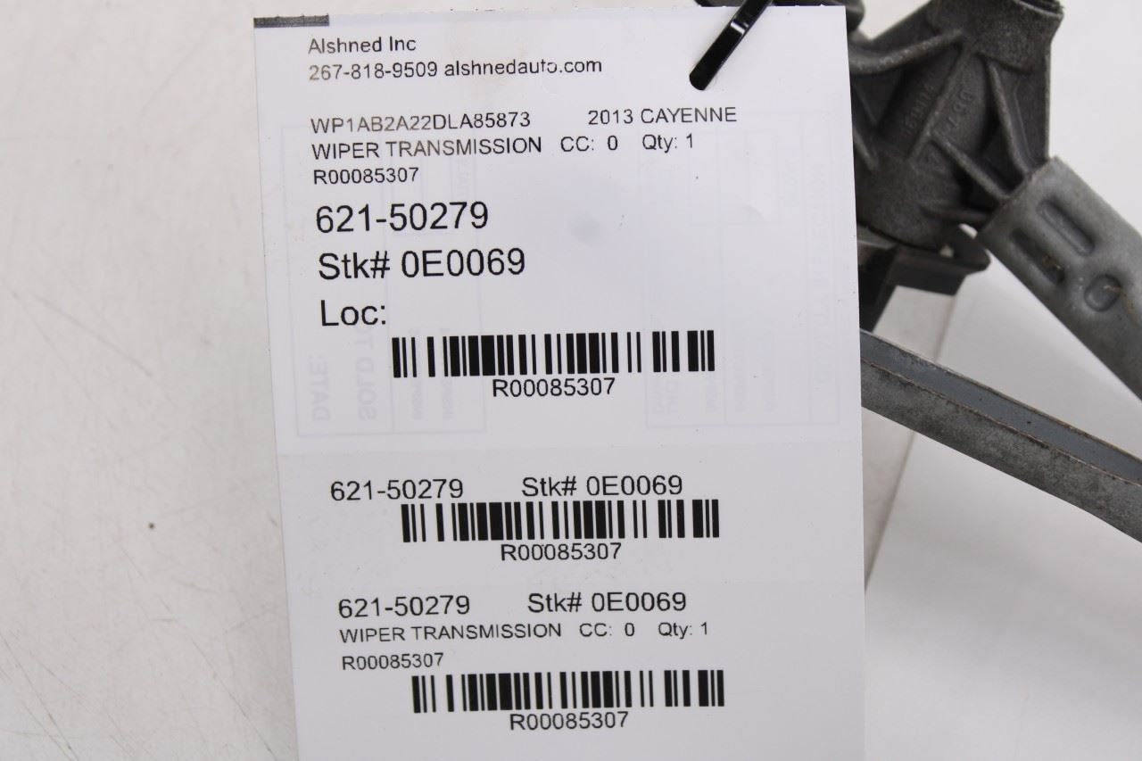 2011-2018 Porsche Cayenne S Front Windshield Wiper Transmission Linkage w/ Motor8
