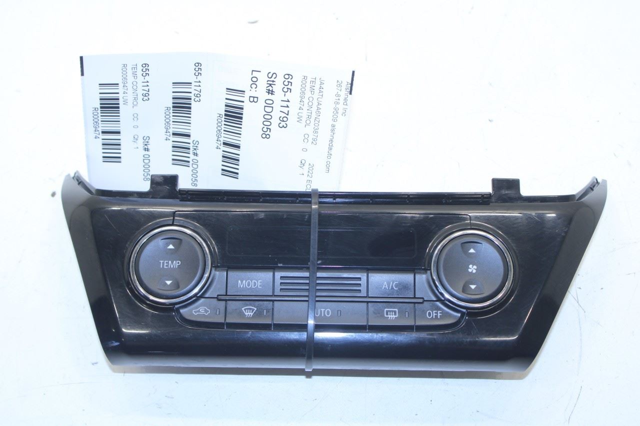20-25 Mitsubishi Eclipse Cross ES AC Heater Temperature Climate Control 7820B355 - Alshned Auto Parts