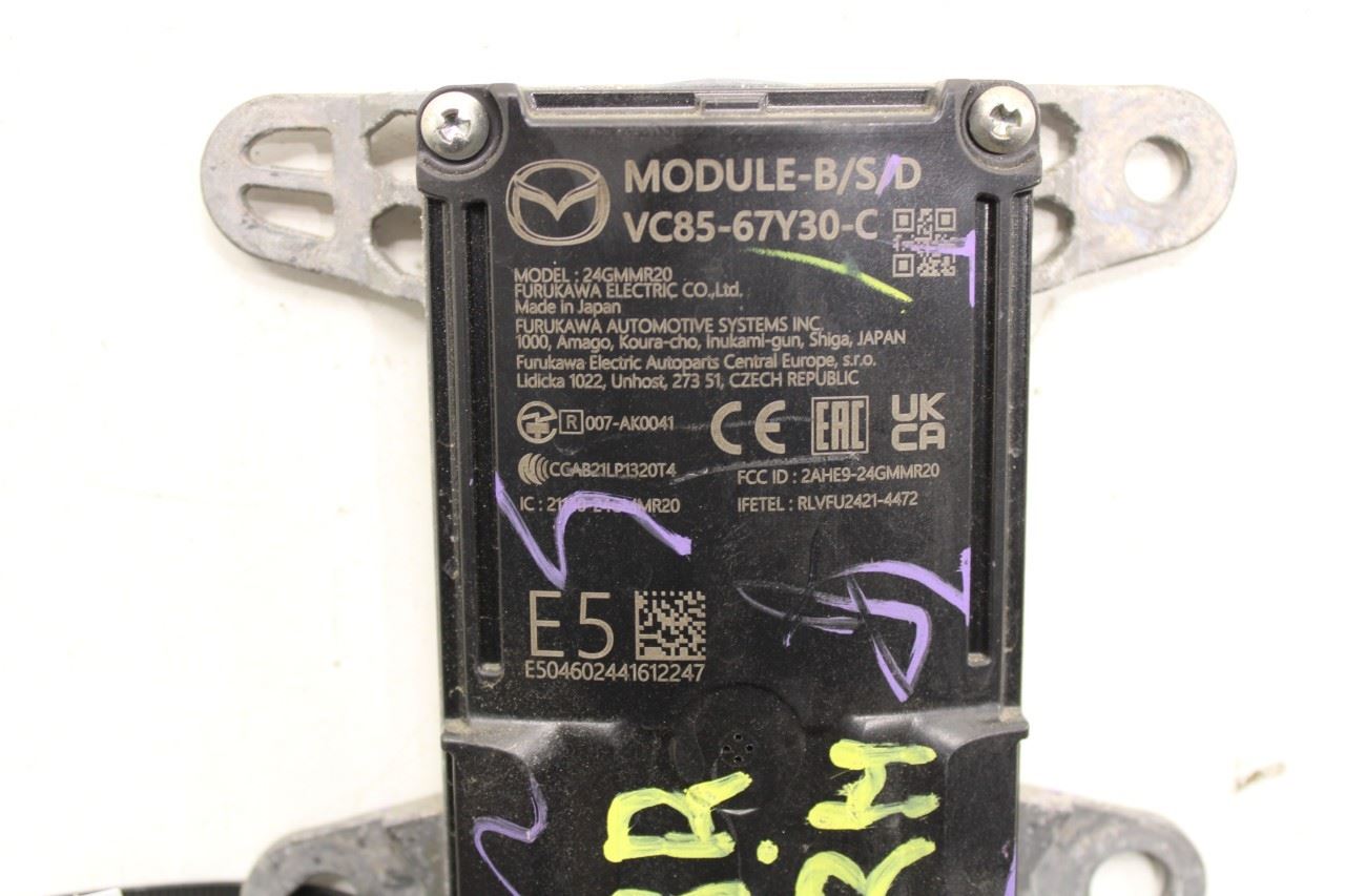 2024-2025 Mazda CX-30 2.5 S Rear Right Side Blind Spot Detection Sensor Module - Alshned Auto Parts
