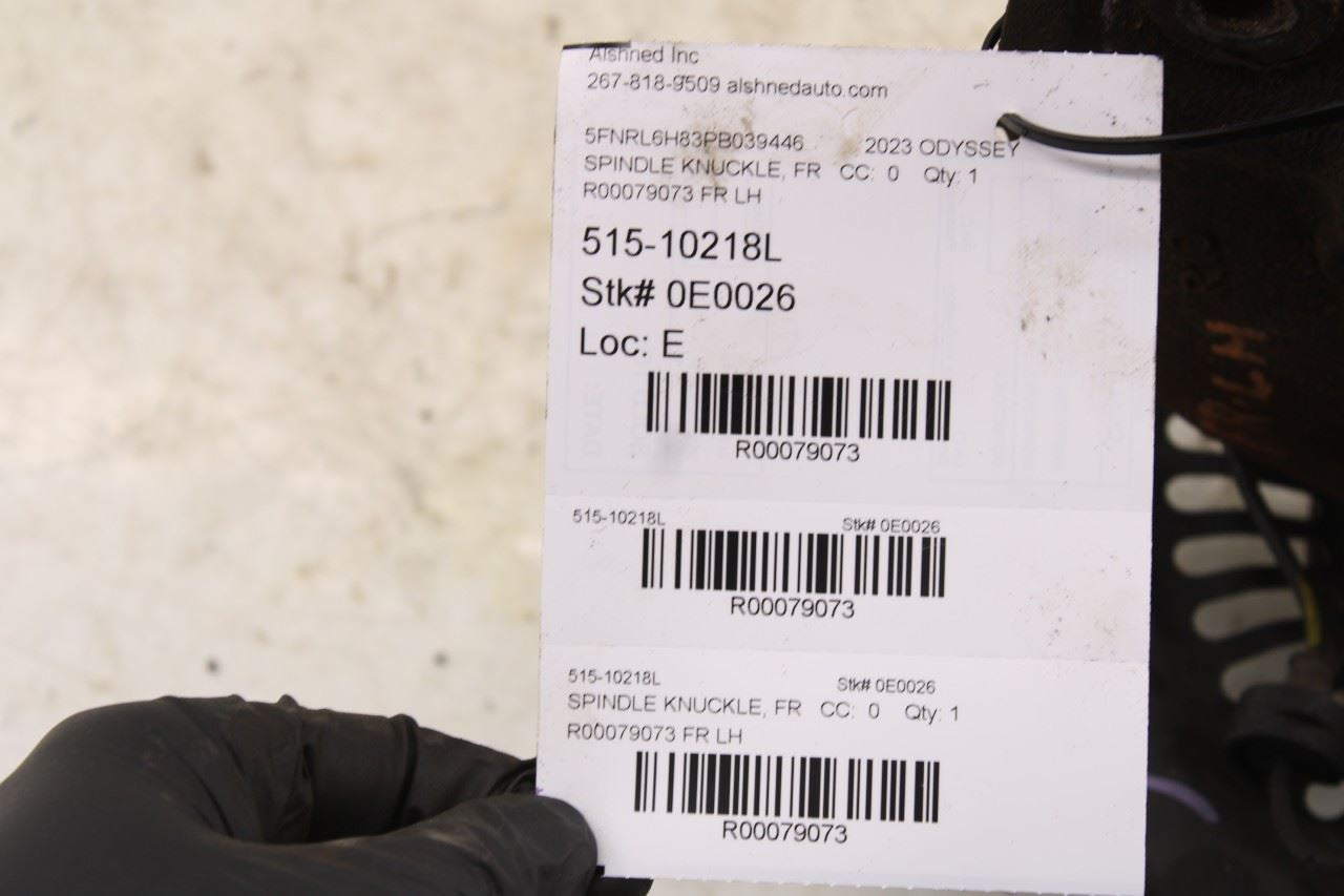 2018-26 Honda Odyssey Touring Front Left Side Spindle Knuckle Hub 51216-THR-A01 - Alshned Auto Parts