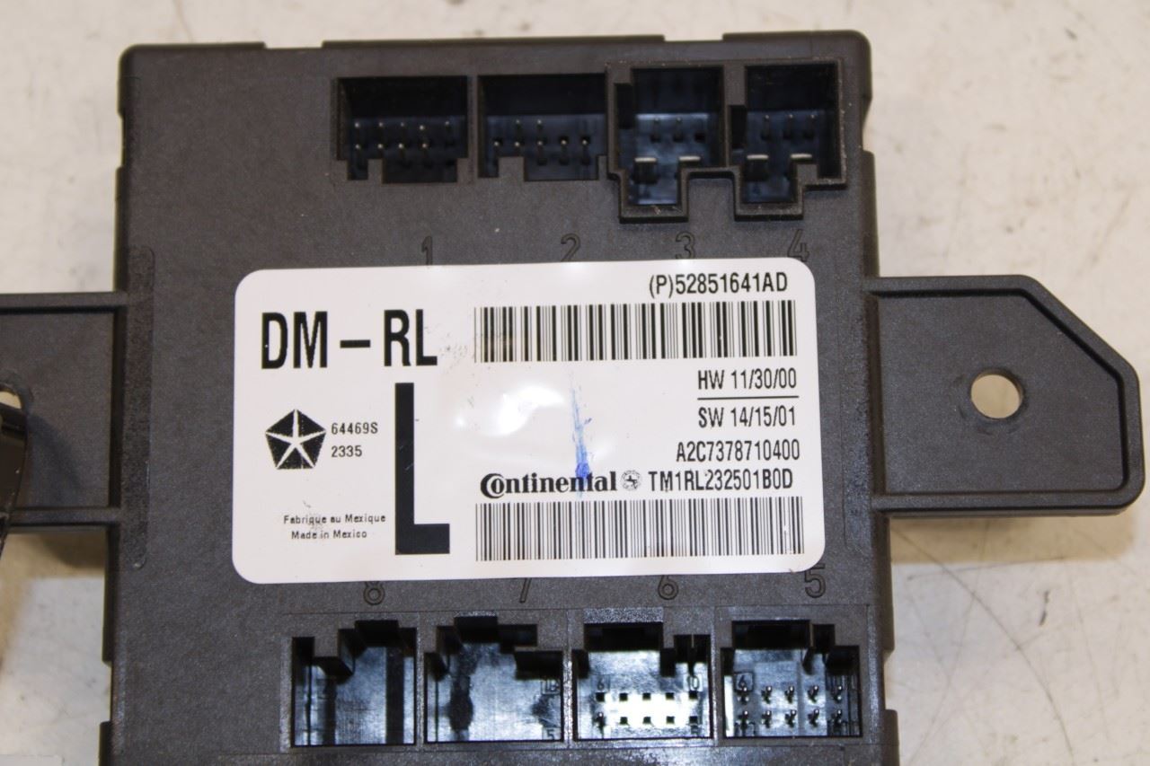 2014-16 Maserati Ghibli S Q4 3.0L AWD Rear Driver Left Side Door Control Module - Alshned Auto Parts