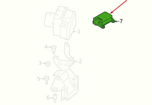 2011-2016 Mini Countryman Cooper S Acceleration Yaw Rate Stability Sensor Module - Alshned Auto Parts