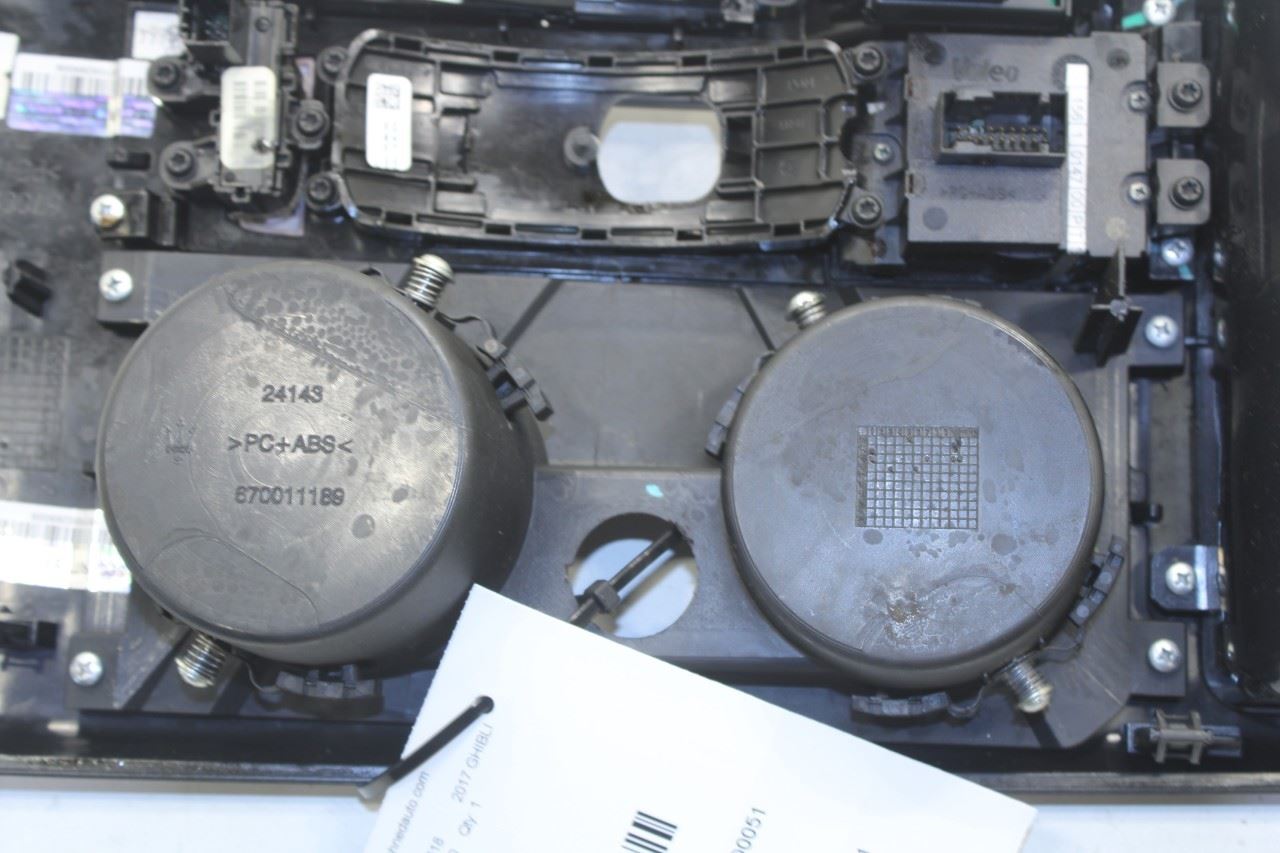 17-18 Maserati Ghibli RWD Console Multi Function Trim Panel w/ Cup Holder *ReaD* - Alshned Auto Parts
