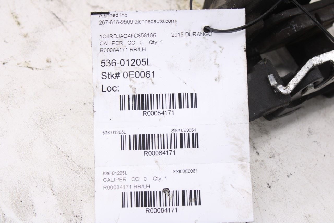 2011-2020 Dodge Durango SXT 3.6L AWD Rear Driver Left Side Brake Disc Caliper14