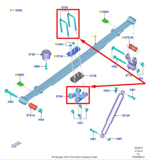 15-20 Ford F150 SuperCab 4WD Rear Leaf Spring Mount Bracket Plate w/ U-Bolt Pair - Alshned Auto Parts