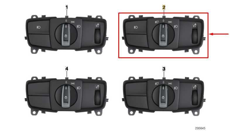 15-2016 BMW 435I Gran Coupe Dash LH Headlight Control Switch w/ Trim 61319393941 - Alshned Auto Parts