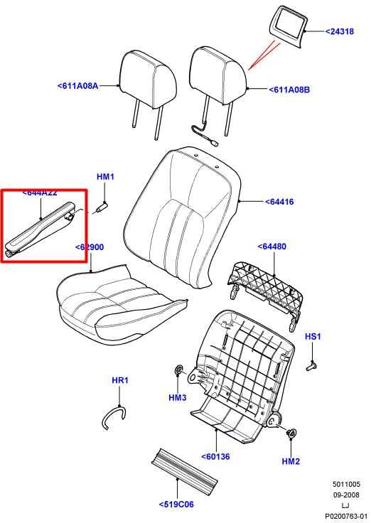 2010-12 Land Rover Range Rover HSE 5.0L Front Passenger Right Side Seat Armrest - Alshned Auto Parts