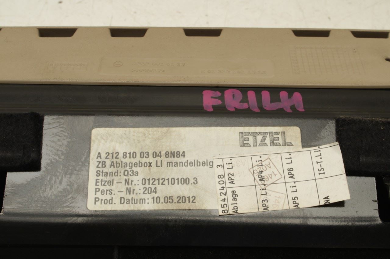 10-16 Mercedes-Benz E350 Sport 4MATIC Front Left Under Seat Storage Compartment - Alshned Auto Parts