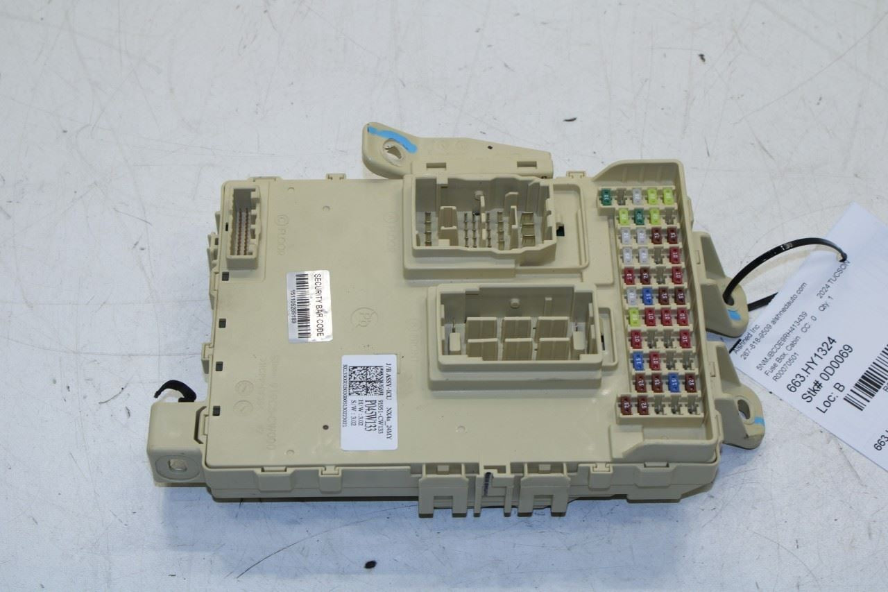 2024 Hyundai Tucson SEL 2.5L Cabin Instrument Panel Fuse Relay Junction Block - Alshned Auto Parts