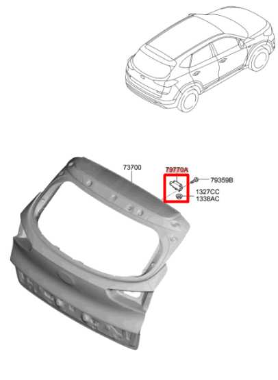 2009-23 Hyundai Tucson Value Rear Liftgate RH and LH Side Hinge Set 79710-2S000 - Alshned Auto Parts