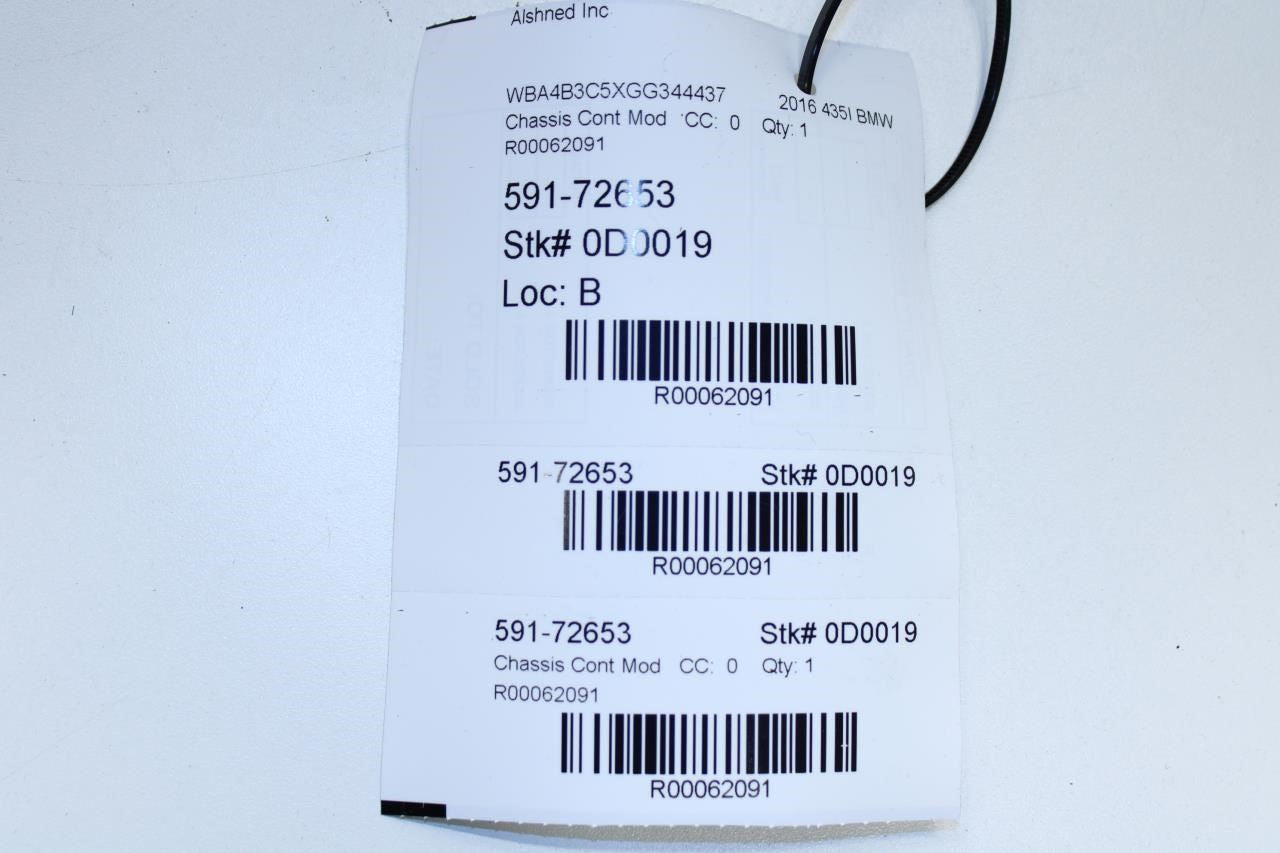 2015-2016 BMW 435I Gran Coupe xDrive Lane Departure Camera Assist Control Module - Alshned Auto Parts