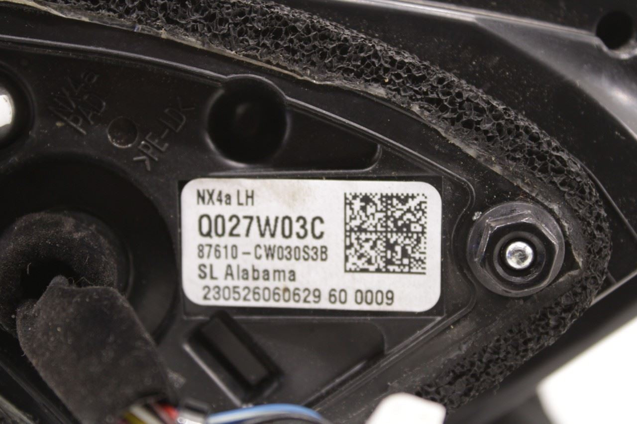 22-23 Hyundai Tucson SEL 2.5L AWD Driver Left Side Rear View Mirror 87610-CW030 - Alshned Auto Parts