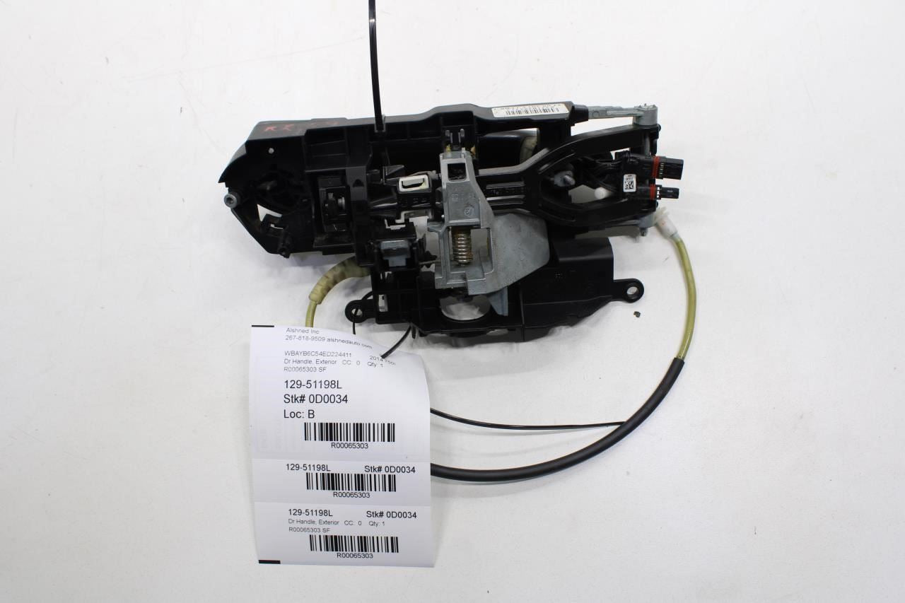 2010-15 BMW 750i xDrive 4.4L Rear Left Side Door Exterior Handle 51217231933 OEM - Alshned Auto Parts