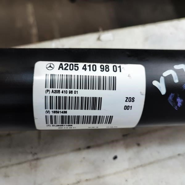 2015-2018 Mercedes-Benz C300 AWD Rear Drive Shaft Propeller 205-410-98-01 OEM - Alshned Auto Parts