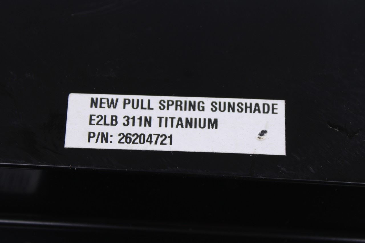 2017-19 Buick LaCrosse Premium Rear Window Glass Sunshade Roller Blind Titanium - Alshned Auto Parts