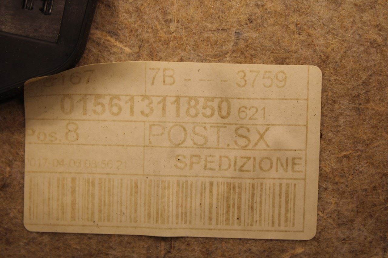 2017-2019 Alfa Romeo Giulia Ti AWD Rear Left Driver Door Trim Panel 01561311850 - Alshned Auto Parts