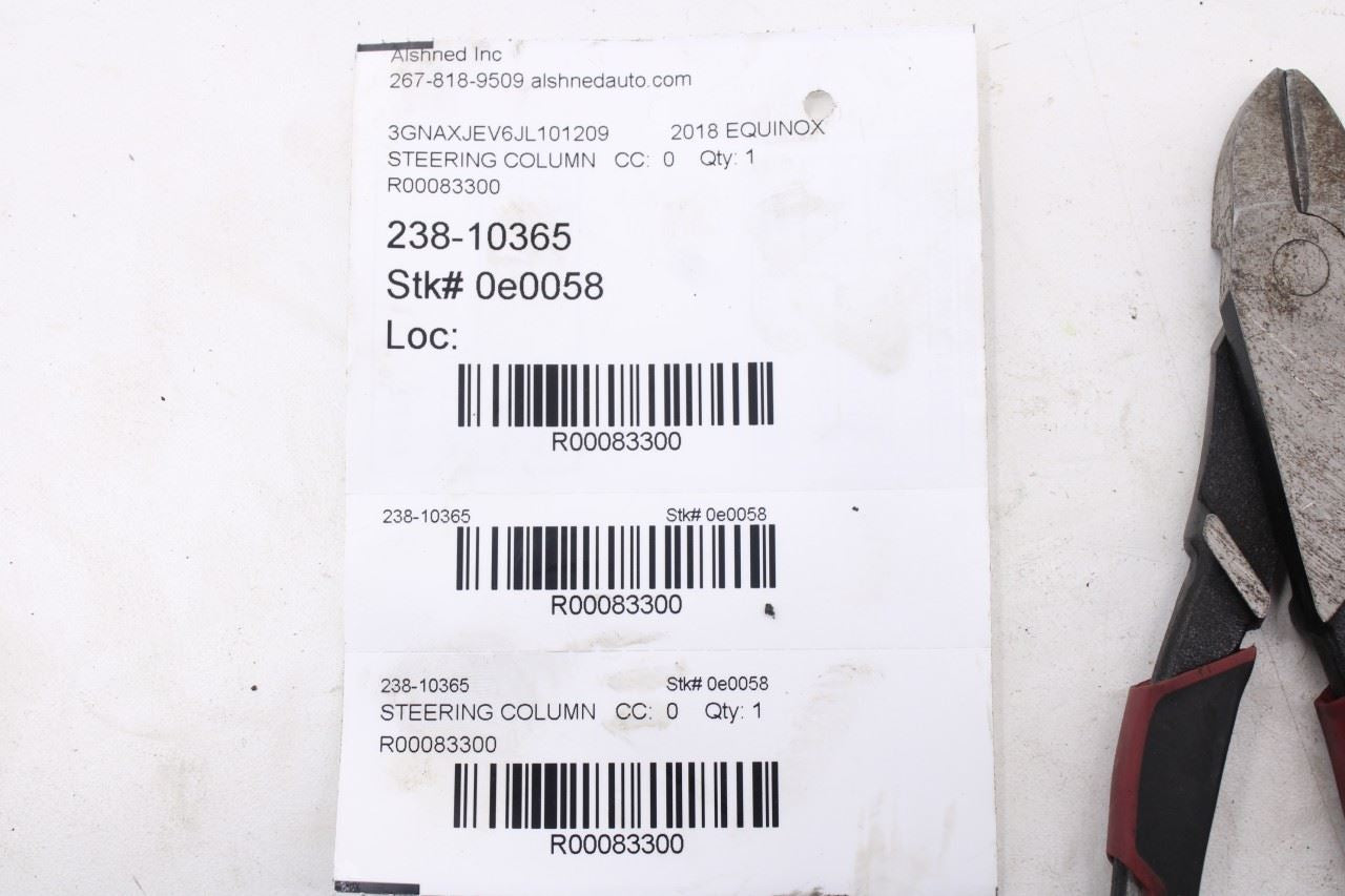 2018-2024 Chevrolet Equinox LT 1.5L FWD Steering Column Assembly 84169354 OEM12