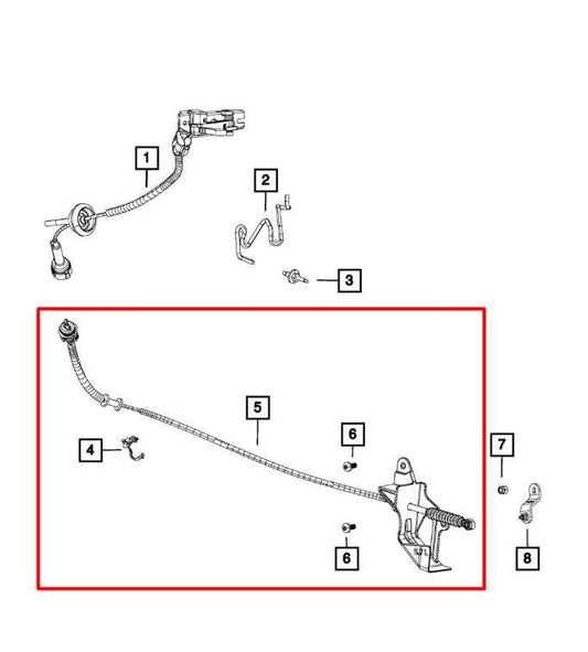 19-22 Ram 1500 Classic Crew Cab Auto Transmission Gear Shift Lever Control Cable - Alshned Auto Parts