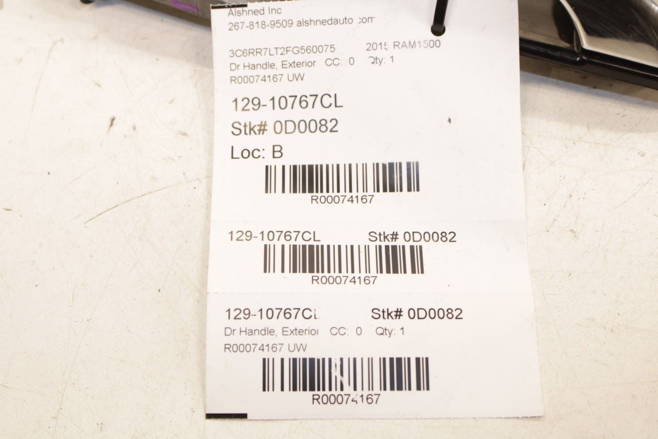 11-15 Ram 1500 Big Horn Crew Cab 5.7L Front Driver LH Side Door Exterior Handle - Alshned Auto Parts