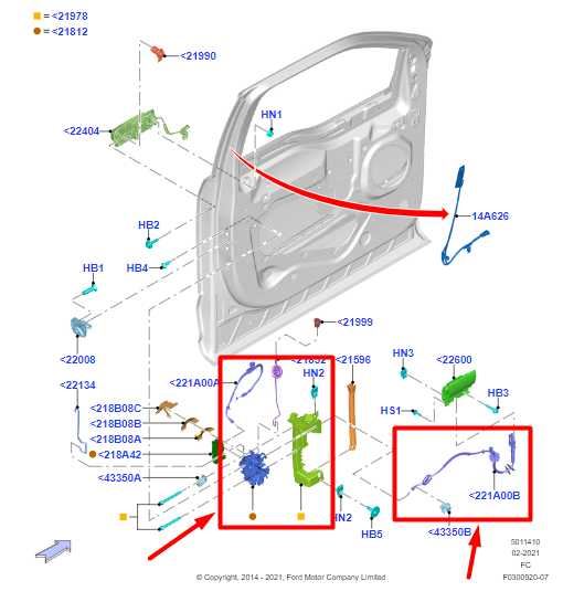 2015-2020 Ford F150 FR Left Side Door Lock Latch Actuator FL34-15219A65-DN OEM - Alshned Auto Parts