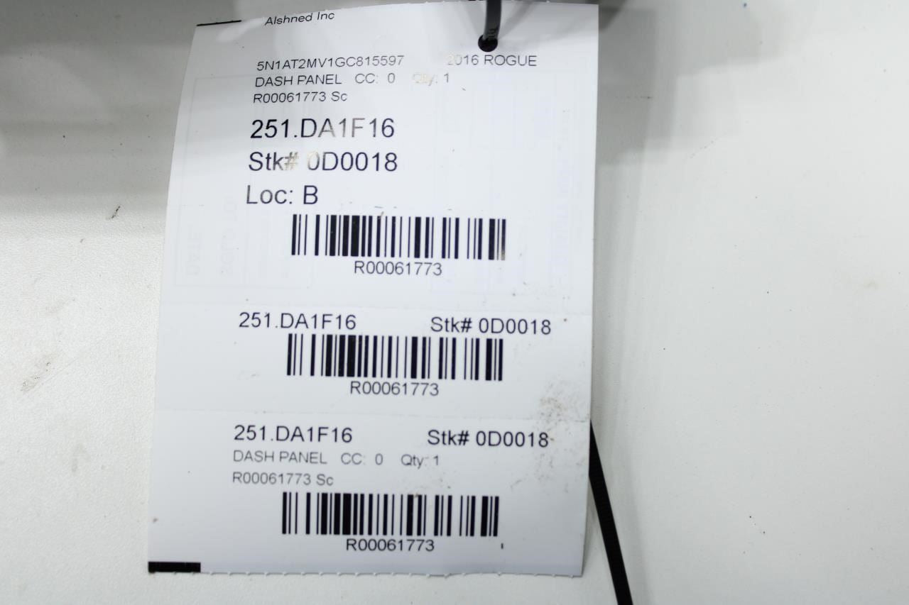 14-20 Nissan Rogue SV Left Dash Knee Lower Cover w/ Switches 68106-4BA1A *ReaD* - Alshned Auto Parts